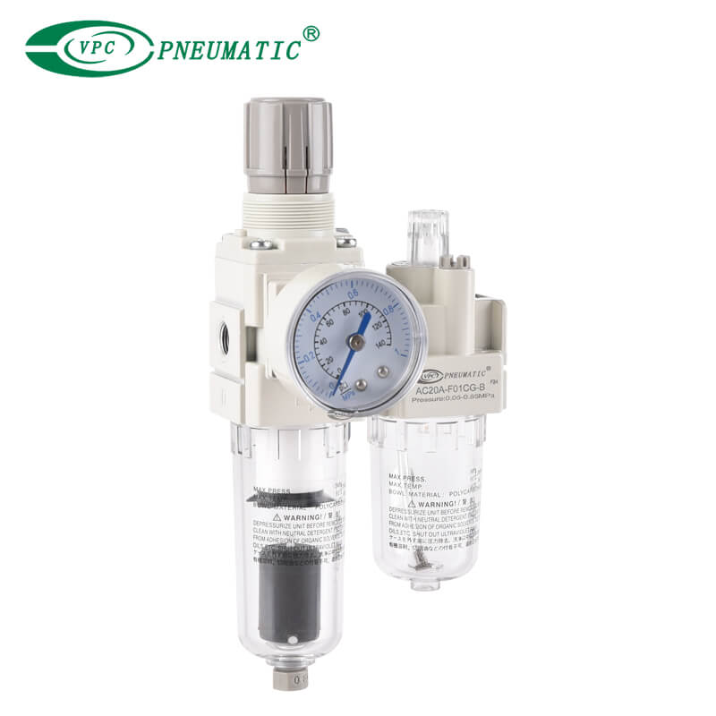 AC20A-B إلى وحدات AC60A-B FRL مع مفتاح الضغط