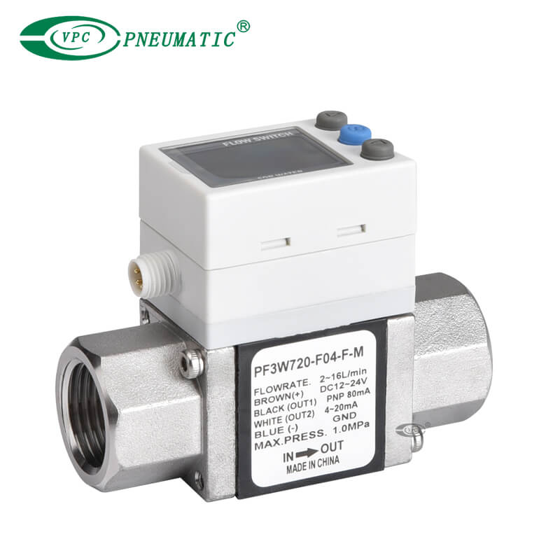 PF3W Series 3-Color Display Switch Digital Flow Switch for Water