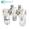 وحدات AC20-A إلى AC60-A FRL مع مفتاح الضغط