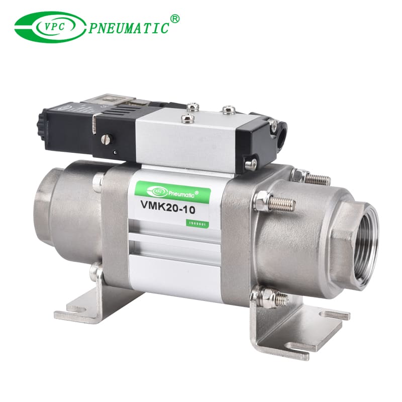 صمامات محورية VMK20، 2/2 طريقة للتحكم خارجيًا، هيكل صمام من الألومنيوم