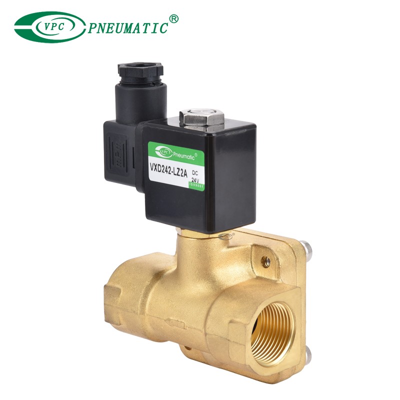 قام طيار سلسلة VXD بتشغيل 2 صمام الملف اللولبي للمنفذ للمياه الساخنة