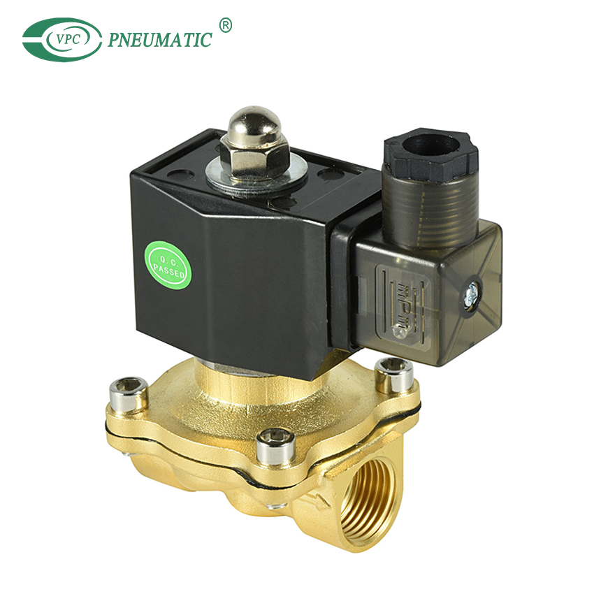 2W سلسلة 2/2 صمام الملف اللولبي بالوكالة المباشرة ، فوهة كبيرة ، نوع Din