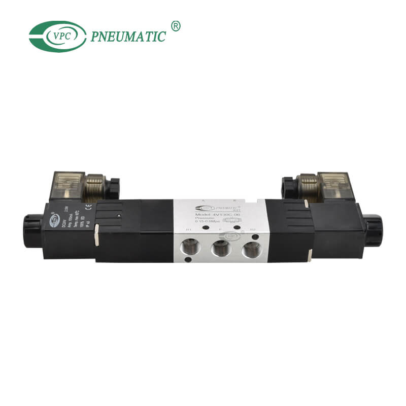 4V Series 3 Position 5 Port Center Close صمام الملف اللولبي
