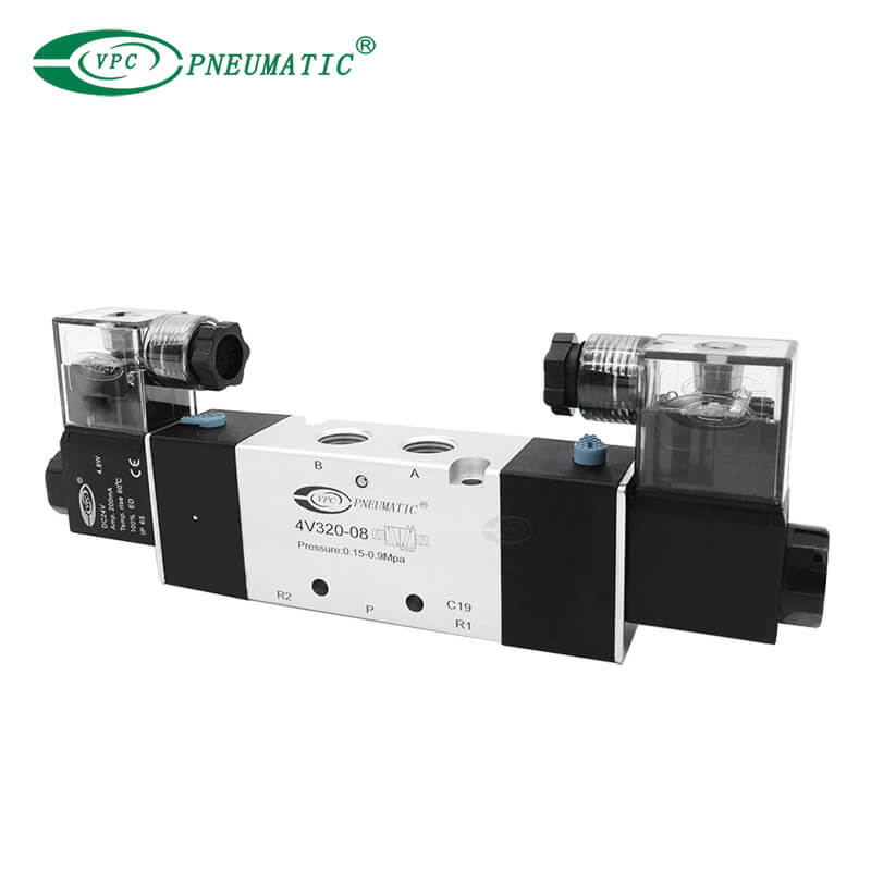 4V Series 2 Position 5 Port Double Control Solenoid Valve