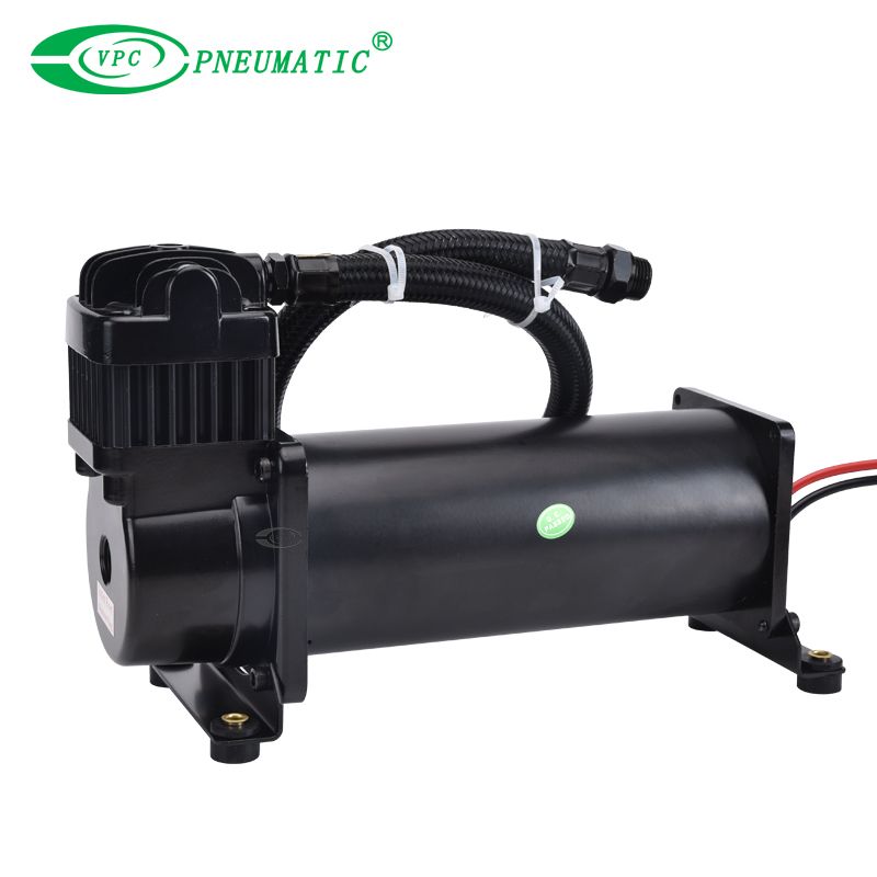 ضاغط تعليق كيس الهواء 444C، DC12V، 200Psi، أسود