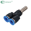 VPWJ Plastic Plug-in Y اكتب Tee Fitting