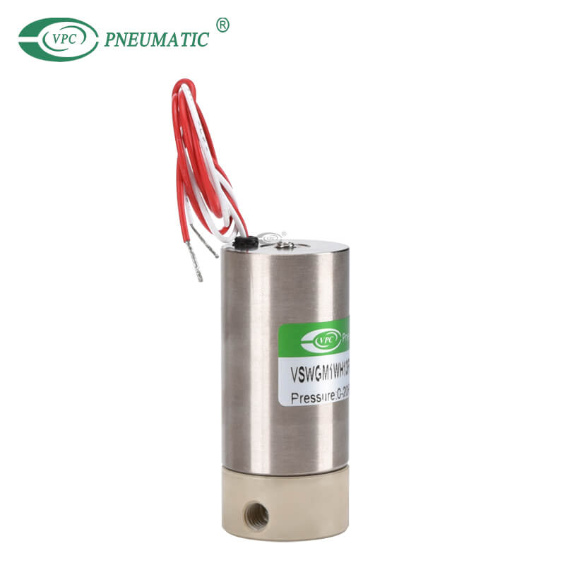 صمام الملف اللولبي ذو الحجاب الحاجز المصغر من سلسلة VSWMG للأجهزة الطبية