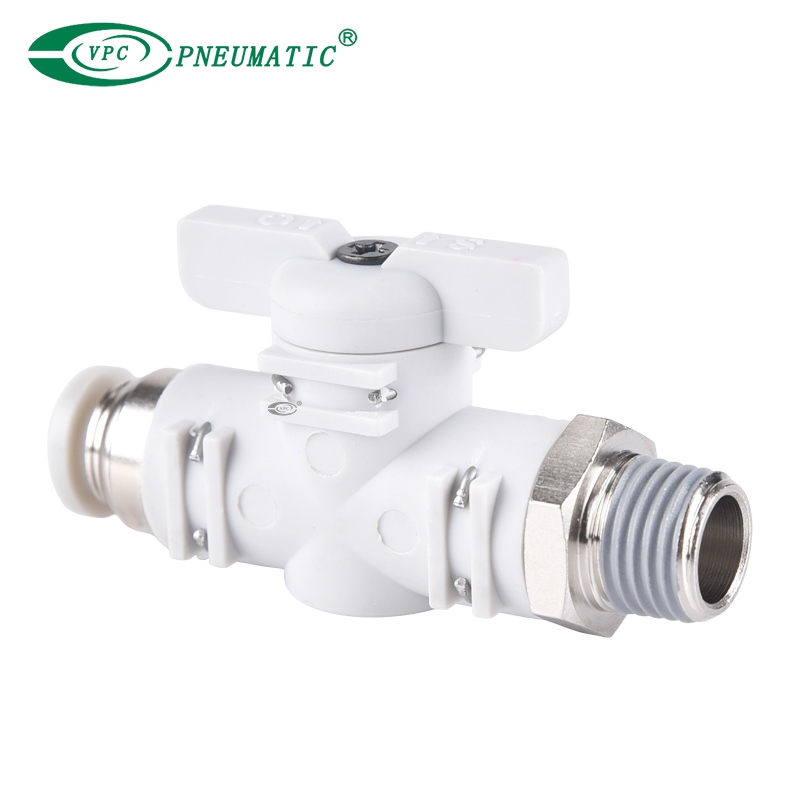 الصمام الكروي من سلسلة VBVC، مغلق، اتحاد الحاجز المستقيم