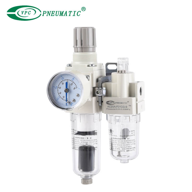 AC20A-B إلى وحدات AC60A-B FRL مع مفتاح الضغط