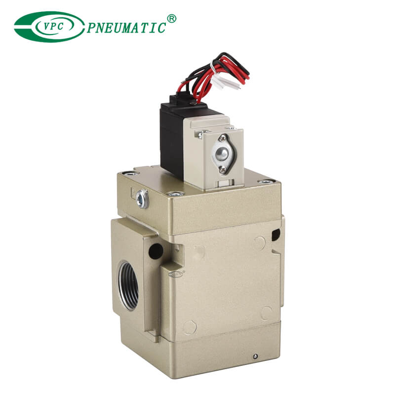 VG342 Series Pilot يعمل Poppet Type 3 Port Solenoid Valve (ختم المطاط)