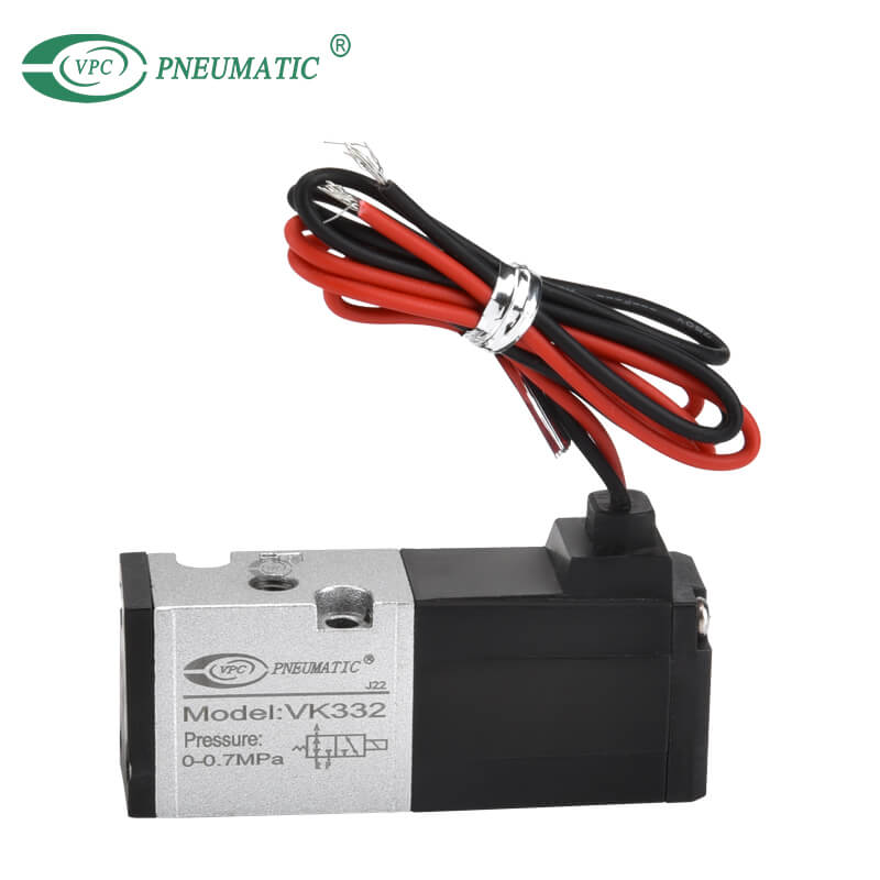 VK300 Series 3 Port Solenoid Valve ، Poppet المباشر تشغيله 