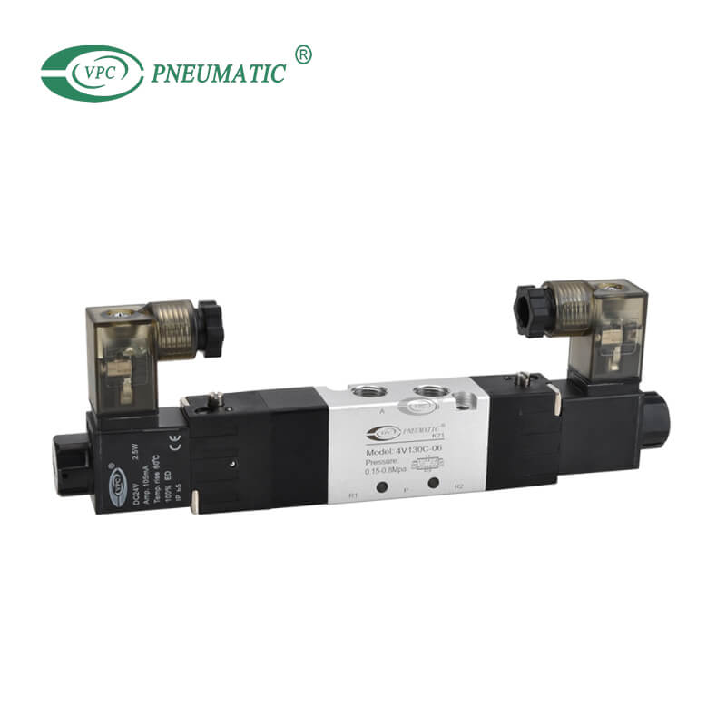 4V Series 3 Position 5 Port Center Close صمام الملف اللولبي