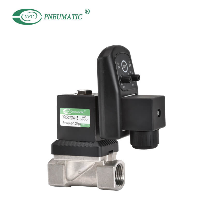 صمام الملف اللولبي الطيار من الفولاذ المقاوم للصدأ سلسلة VPCS