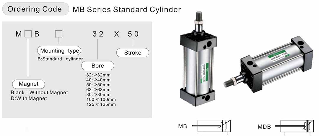 اسطوانات هوائية مخصصة