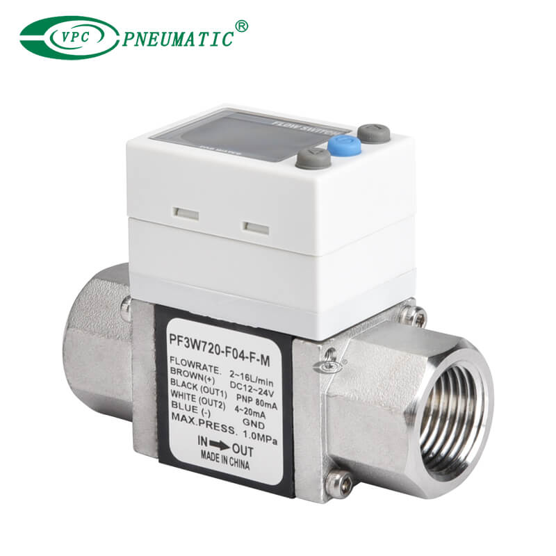 PF3W Series 3-Color Display Switch Digital Flow Switch for Water