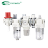 وحدات FRL من سلسلة AC20-D إلى AC60-D مزودة بصمام ثلاثي المنافذ لتخفيف الضغط