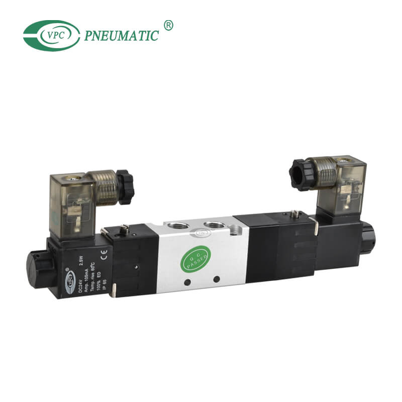 4V Series 3 Position 5 Port Center Close صمام الملف اللولبي