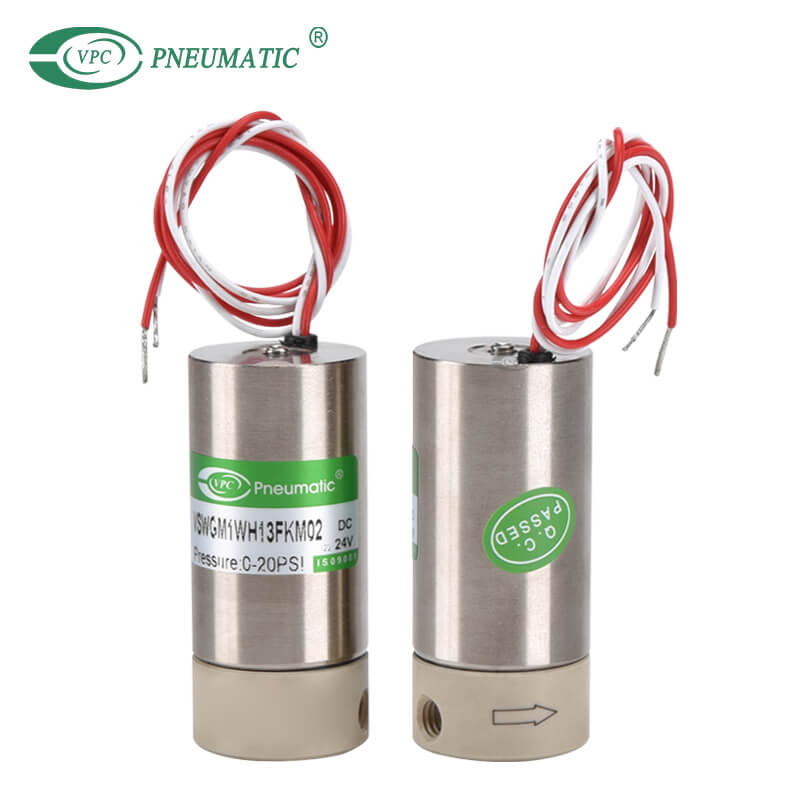 صمام الملف اللولبي ذو الحجاب الحاجز المصغر من سلسلة VSWMG للأجهزة الطبية