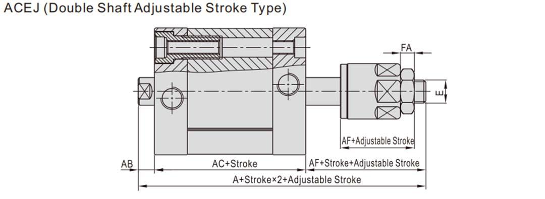 اسطوانة الهواء السكتة الدماغية قابل للتعديل