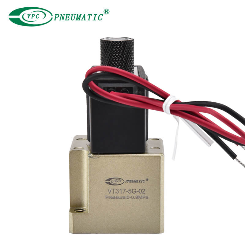 VT317 Series Direct تشغيل Poppet Type 3 المنفذ صمام الملف اللولبي