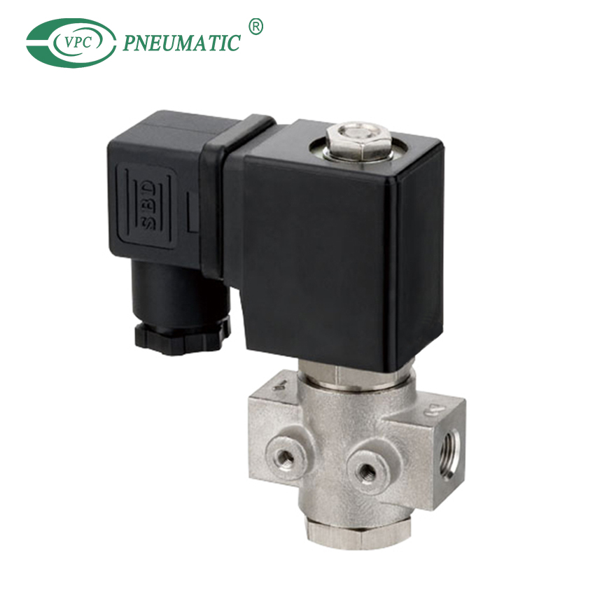 SLP سلسلة الفولاذ المقاوم للصدأ 2/2 طريقة فتح عادي صمام الملف اللولبي