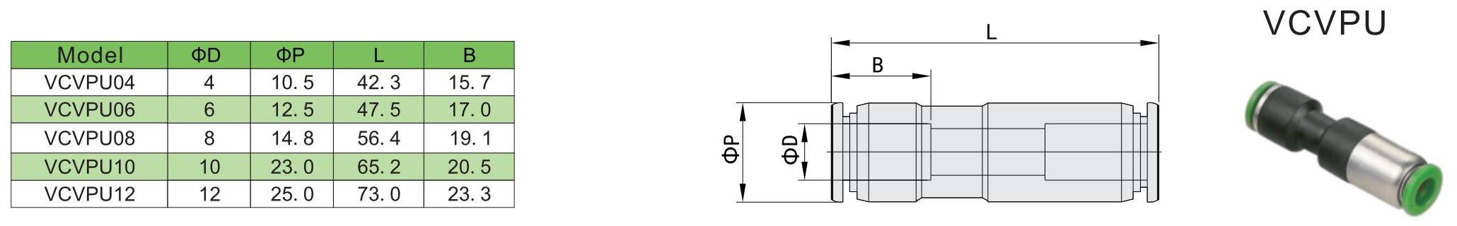 صمام فحص VCPU