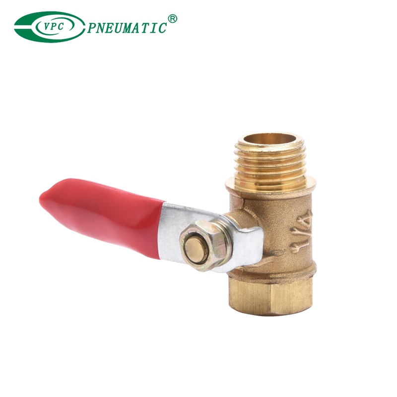 BVMF Series Brass Ball Valve مع مقبض طويل