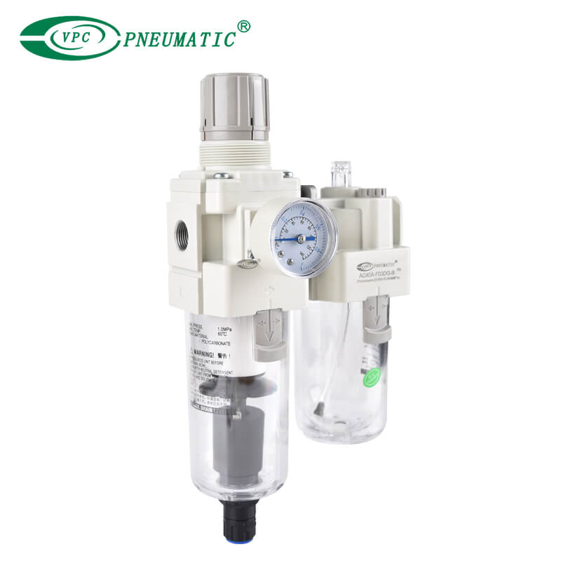 AC20A-B إلى وحدات AC60A-B FRL مع مفتاح الضغط