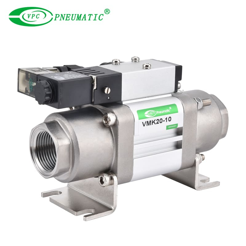 صمامات محورية VMK20، 2/2 طريقة للتحكم خارجيًا، هيكل صمام من الألومنيوم