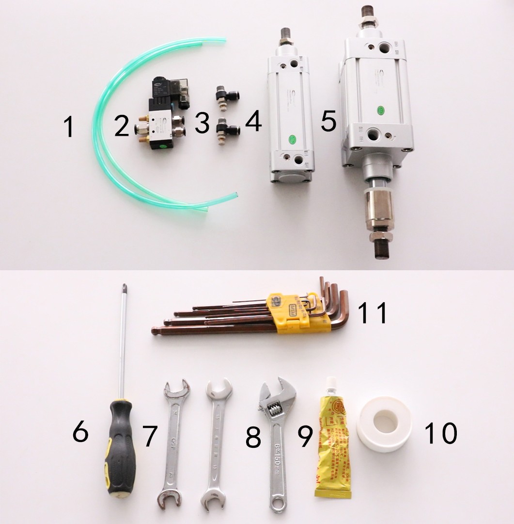 ملحقات اسطوانة هوائية
