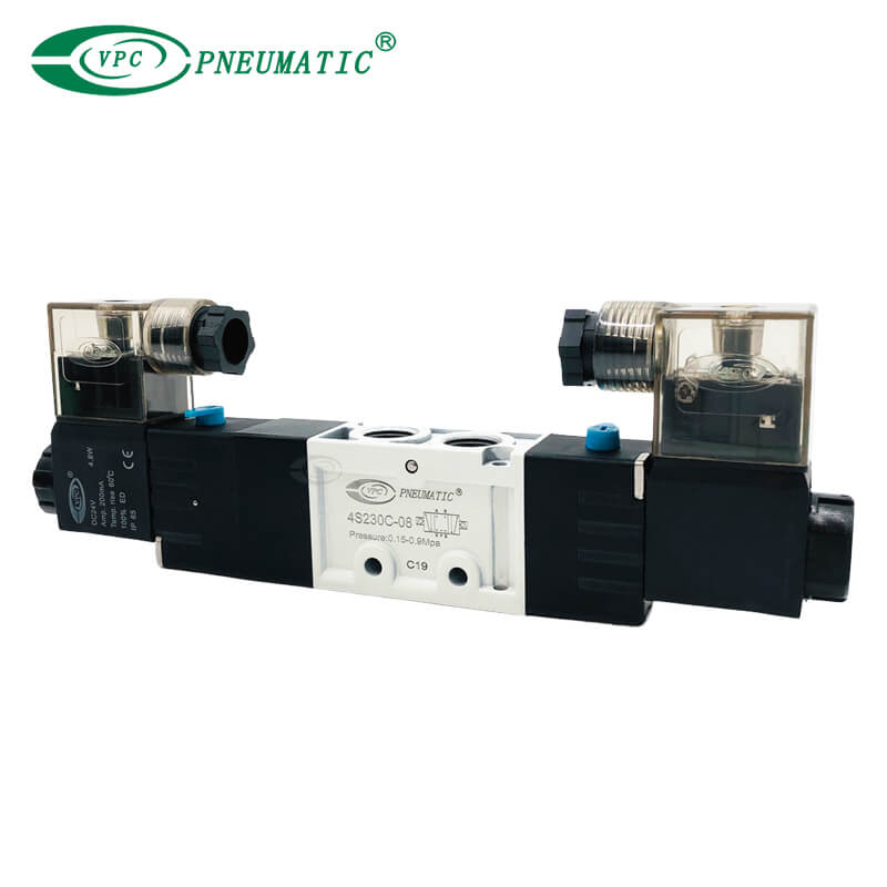 4S سلسلة 3 موقف 5 ميناء صمام الملف اللولبي التحكم المزدوج