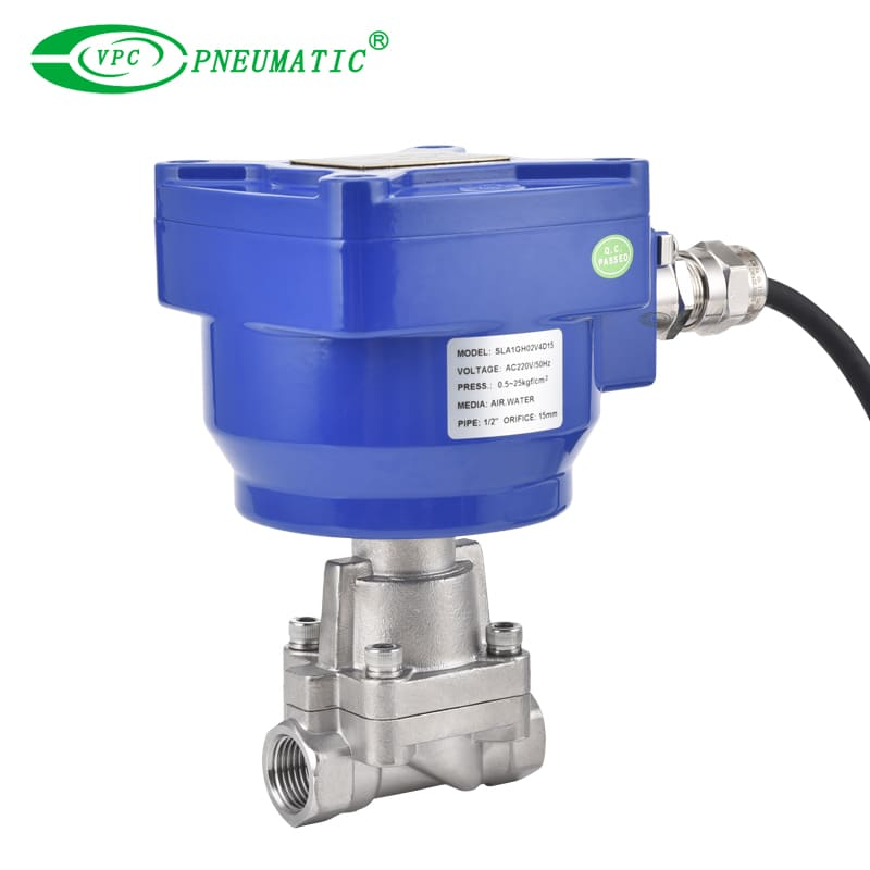 SLA Series Explosion Proof Proof Valve ، الفولاذ المقاوم للصدأ ، NC