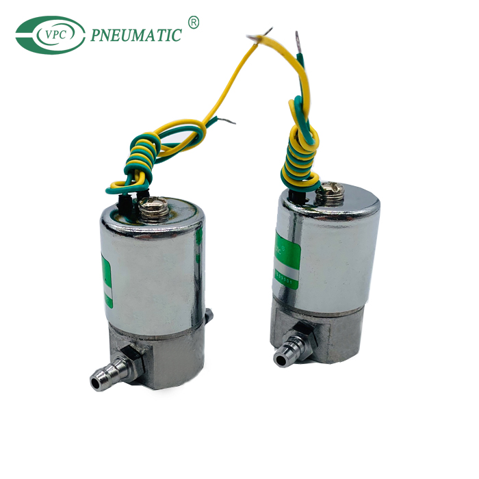 صمام الملف اللولبي المضغوط المصغر 24 فولت 1.2 مم تيار مستمر لمعدات طب الأسنان