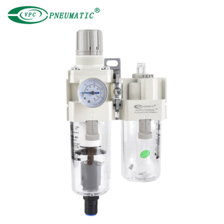 وحدات AC20A-B إلى AC60A-B FRL مع مفتاح الضغط