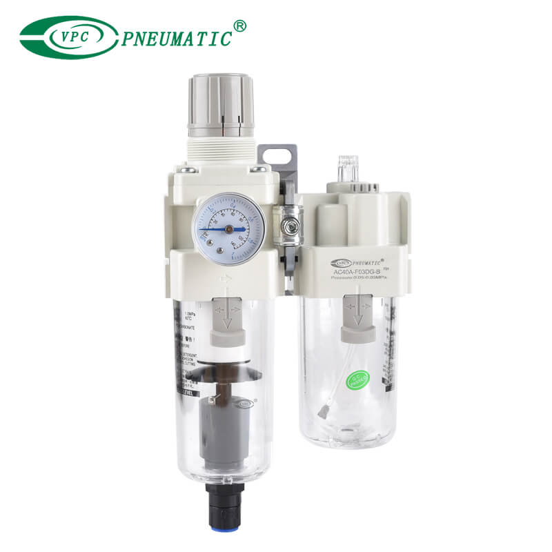 AC20A-B إلى وحدات AC60A-B FRL مع مفتاح الضغط