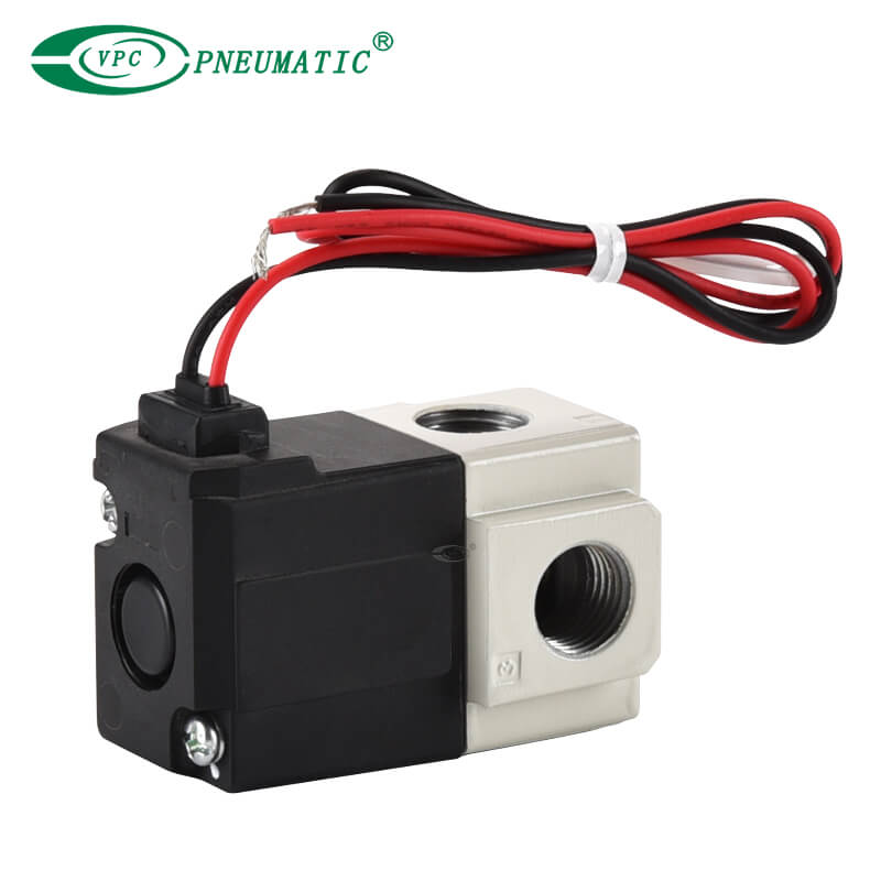 VT307 Series Direct Poppet Type 3 Port Solenoid Valve (Rubber Seal)